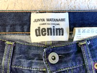 Image 3 of Junya Watanabe man Comme des Garcons 2014 indigo jeans, size L (34)