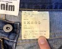 Image 9 of Junya Watanabe man Comme des Garcons 2014 indigo jeans, size L (34)