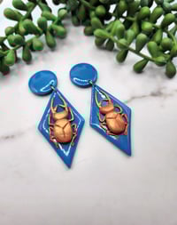 Image 5 of Stag Beetle Earrings
