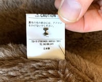 Image 10 of Iron Heart IMH-15 alpaca lined N-1 type deck half coat, size M