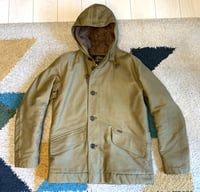 Image 1 of Iron Heart IMH-15 alpaca lined N-1 type deck half coat, size M