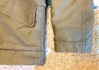 Image 5 of Iron Heart IMH-15 alpaca lined N-1 type deck half coat, size M