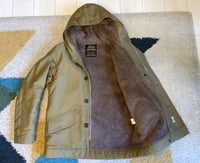 Image 4 of Iron Heart IMH-15 alpaca lined N-1 type deck half coat, size M