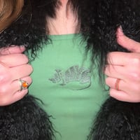 Image 3 of Sk8er Mini w/ Rat in Green