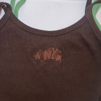 Image 3 of Sk8er Dress w/ Rat in Brown