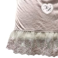 Image 3 of Axes Femme Pink Lace Milkmaid Top