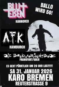 KONZERT-TICKET BLUT & EISEN  A.F.K. BOCKWURSCHTBUDE 