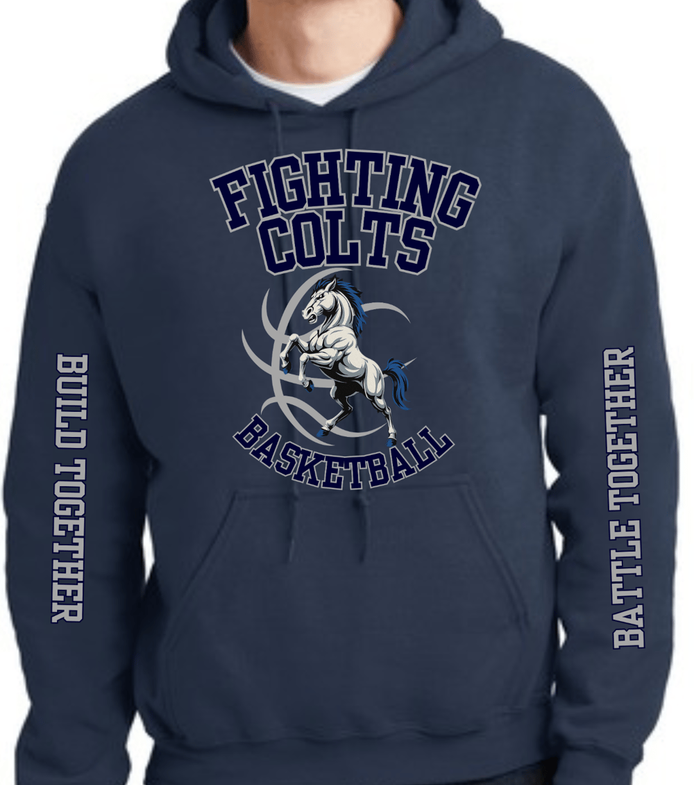 Image of Build•Battle Navy Hoodie
