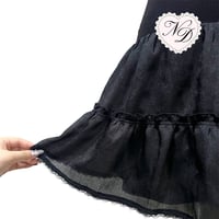 Image 2 of Japanese brand COCO Black Ruffle Skirt
