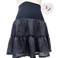 Image 3 of Japanese brand COCO Black Ruffle Skirt