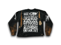 Image 2 of Sade Adu Akira Tetsuo NY art dept upcycled screen print black/white sweatshirt