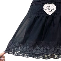 Image 3 of Japanese brand ROPE Black Lace Skirt