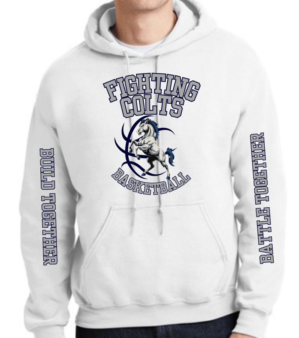 Image of Build•Battle White Hoodie