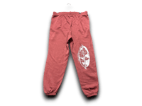 Image 2 of Aaliyah 2pac Ny art dept upcycled screen print light maroon/white sweatpants