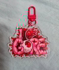 Image 1 of I heart gore keychain 