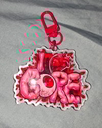 Image 2 of I heart gore keychain 