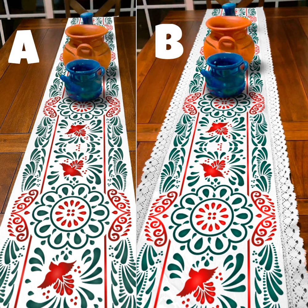 Image of PRE-ORDER Green & Red Christas Runner