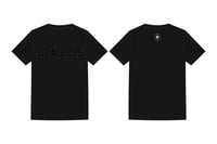 LocalHoops Outline Tee - Black/Grey