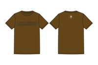 LocalHoops Outline Tee - Brown/Grey