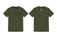 LocalHoops Outline Tee - Olive/Grey