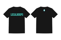 LocalHoops Collegic Tee - Black/Teal