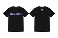 LocalHoops Collegic Tee - Black/Lavender