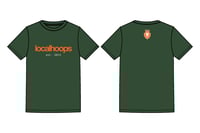 LocalHoops est. 2012 Tee - Olive/Orange