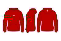 LocalHoops Small SIAH Fleece Hoodie - Red/White