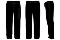 LocalHoops Outline Fleece Sweats - Black/Grey