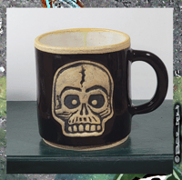 Skull coffee mug