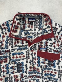 Image 3 of Patagonia Synchilla Snap -T Fleece Pullover Wandering Woods Medium Mens 