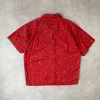 Image 2 of Patagonia Pataloha SS Hawaiian Shirt Fly Fishing Vintage Red Large Mens