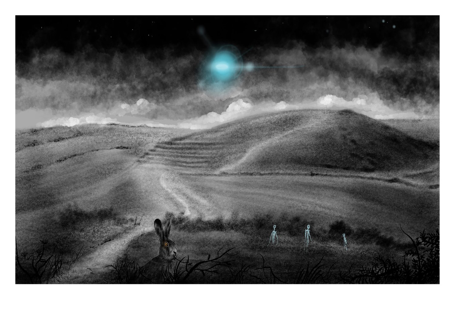 Startled ! A4 Giclee Print