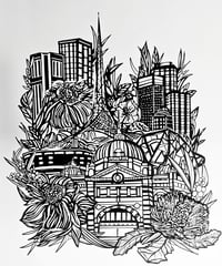 Image 2 of Print - Melbourne, 5pm, In Bloom