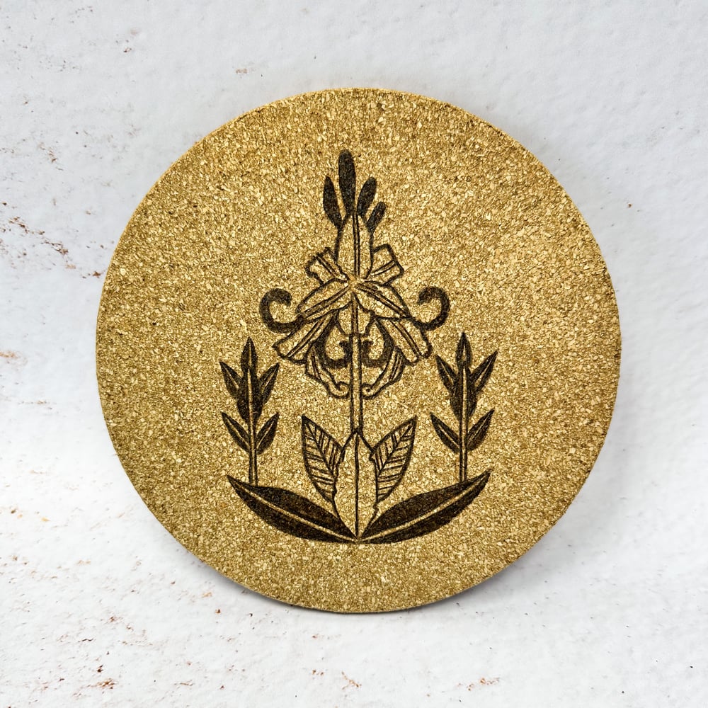 Image of Dessous de Plat Fleurs Art Nouveau