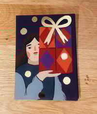 PRESENT Greeting Card