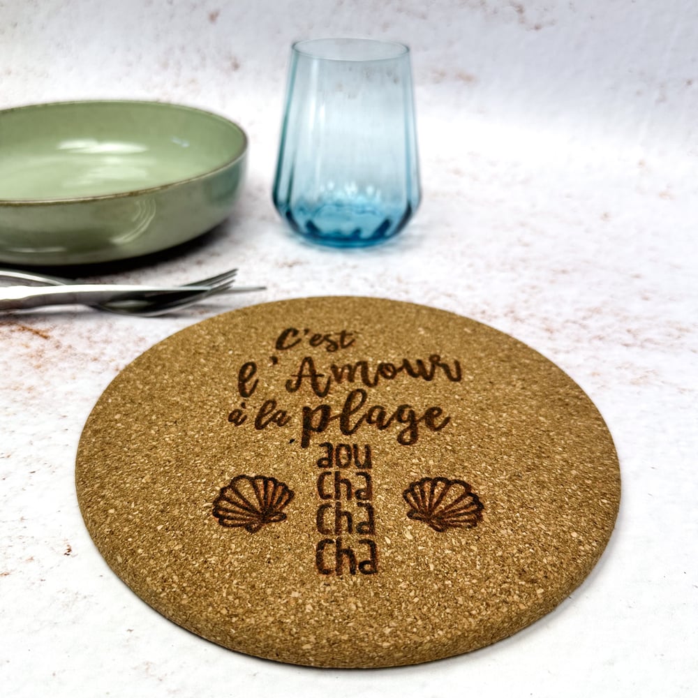 Image of Dessous de Plat L'amour à la plage