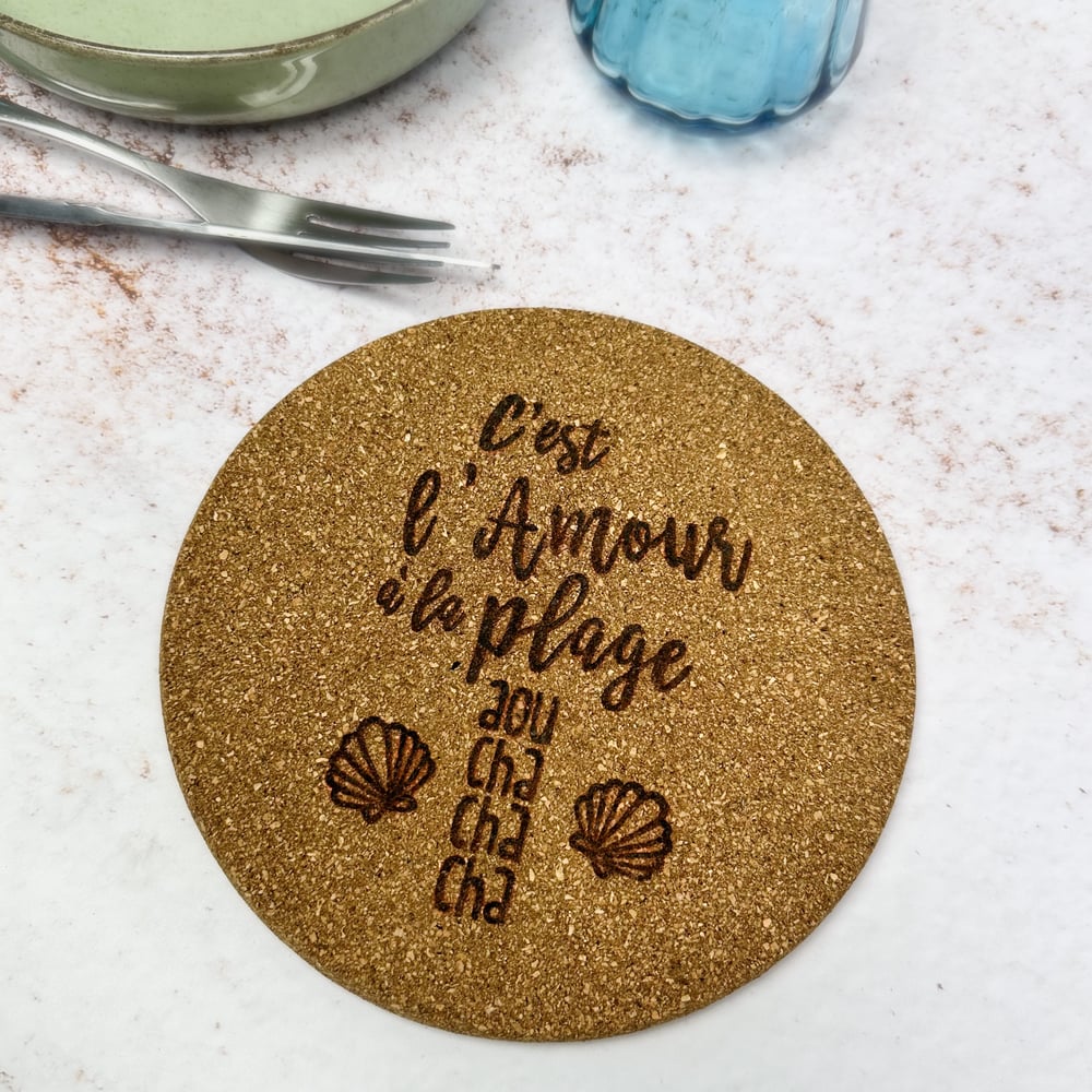 Image of Dessous de Plat L'amour à la plage