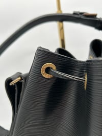 Image 3 of Louis Vuitton Petit Noè Bucket Bag Black Epi Leayher 