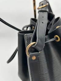 Image 5 of Louis Vuitton Petit Noè Bucket Bag Black Epi Leayher 