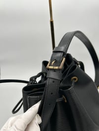 Image 19 of Louis Vuitton Petit Noè Bucket Bag Black Epi Leayher 