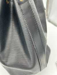 Image 10 of Louis Vuitton Petit Noè Bucket Bag Black Epi Leayher 