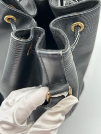 Image 11 of Louis Vuitton Petit Noè Bucket Bag Black Epi Leayher 