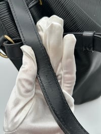Image 20 of Louis Vuitton Petit Noè Bucket Bag Black Epi Leayher 