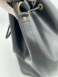 Image 8 of Louis Vuitton Petit Noè Bucket Bag Black Epi Leayher 