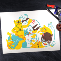 Image 2 of Silkscreen Print - The Party