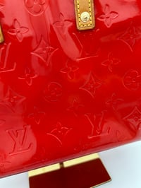 Image 5 of Louis Vuitton Reade PM Red Vernis Leather Handbag