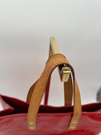 Image 6 of Louis Vuitton Reade PM Red Vernis Leather Handbag