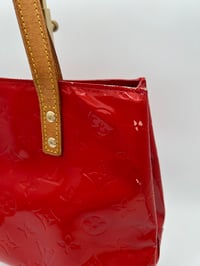 Image 3 of Louis Vuitton Reade PM Red Vernis Leather Handbag