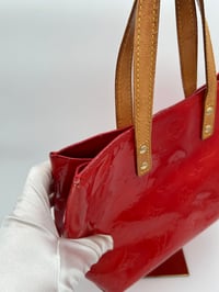 Image 7 of Louis Vuitton Reade PM Red Vernis Leather Handbag